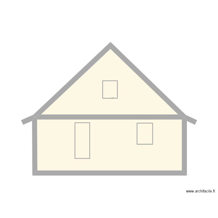 plan façade1. Plan de 0 pièce et 0 m2