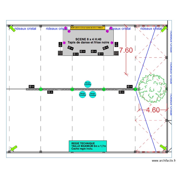 Implantation Hermance 15 juin 2019. Plan de 0 pièce et 0 m2