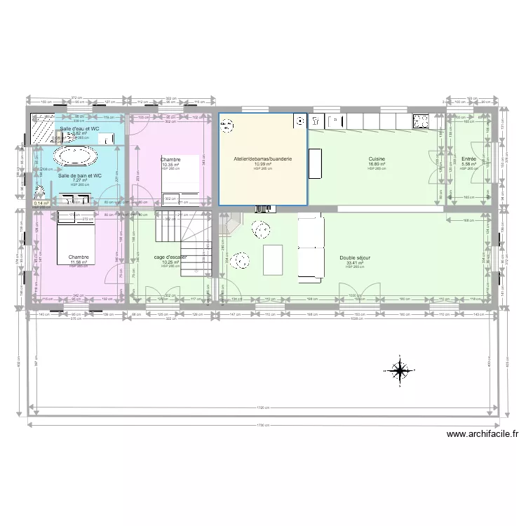 STNDA27160 1er &eacute;tage. Plan de 