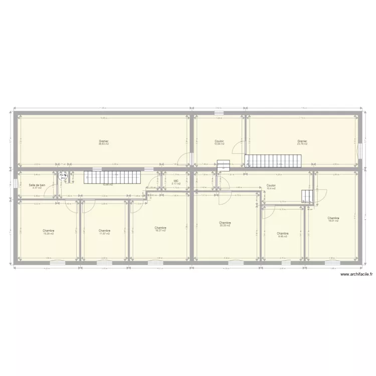 Maison Moelan Origine. Plan de 