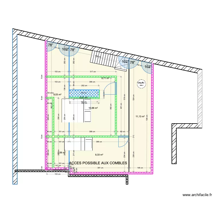 Projet syndic-DAlembert RDC&ET1 V00   D.A ESSAIE N&deg;1. Plan de 