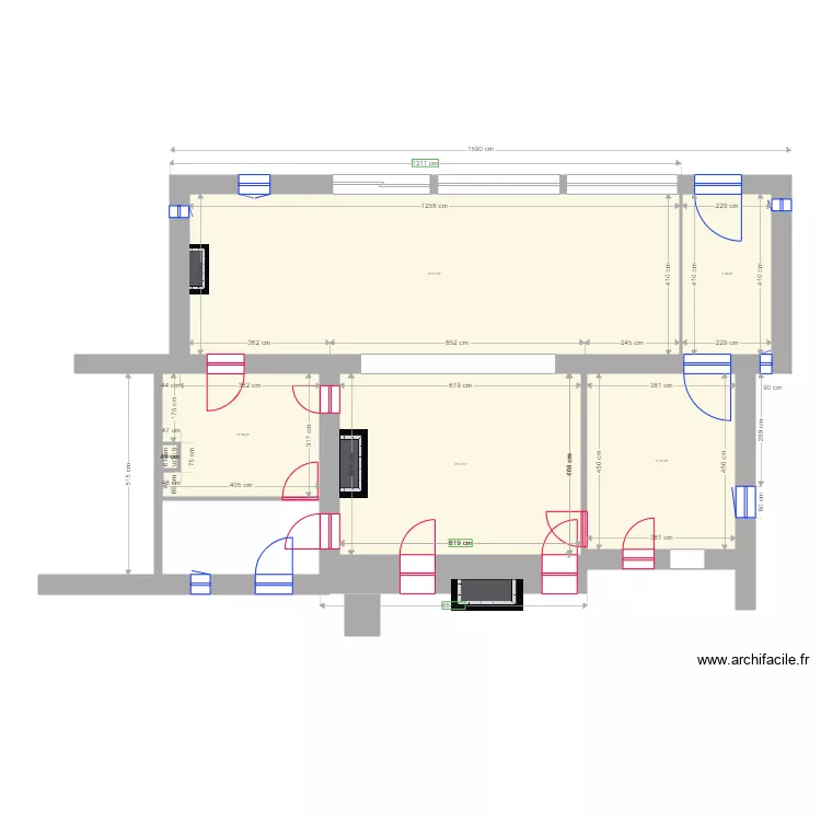 espace evenementiel bonnes cotes bis. Plan de 