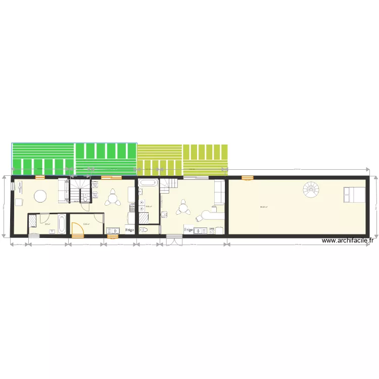 projet parisot maison bleue rdc 7 oct. Plan de 