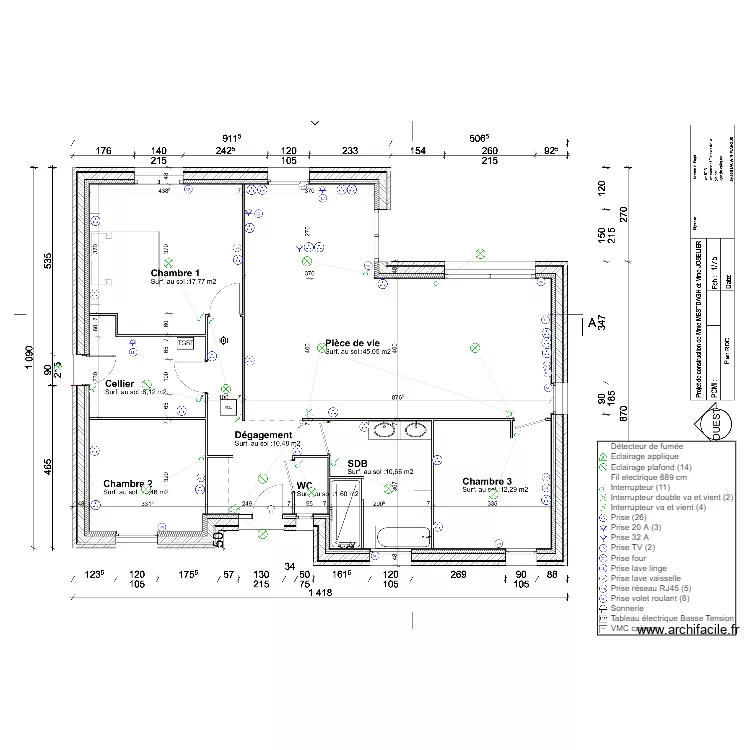 mestdagh. Plan de 