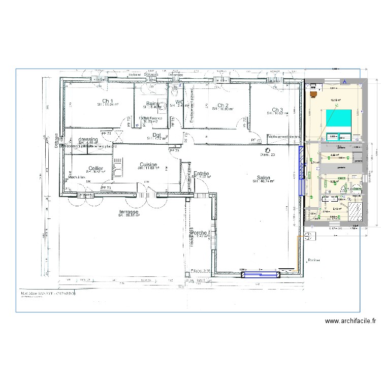 GANAYE pour pc. Plan de 0 pièce et 0 m2