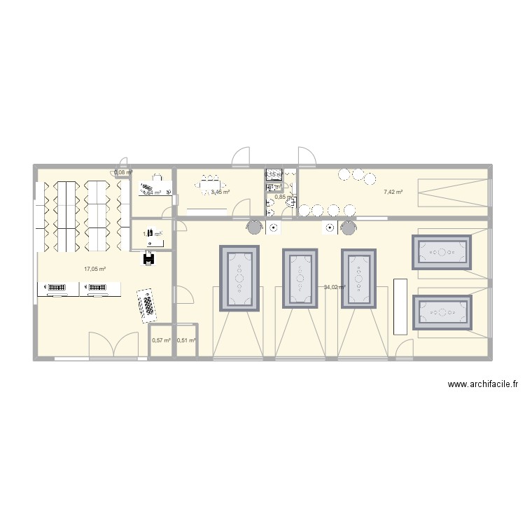 garage. Plan de 0 pièce et 0 m2