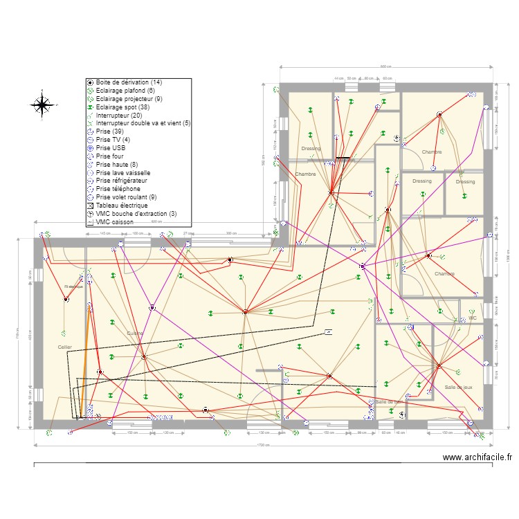 RDC elec. Plan de 0 pièce et 0 m2