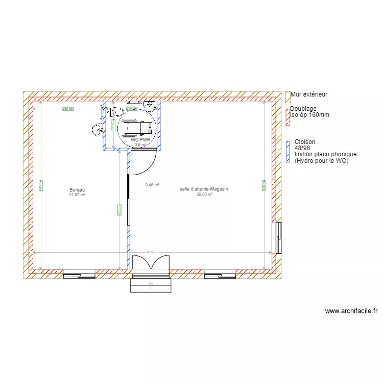 projet La&euml;titia . Plan de 