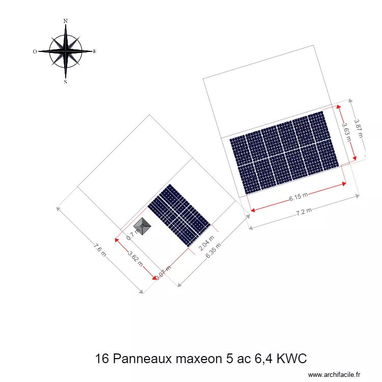 Maison Desveaux 1. Plan de 