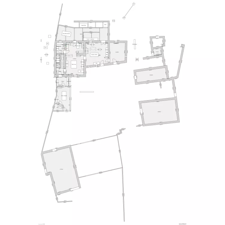 2013 03 24 Le Douet. Plan de 