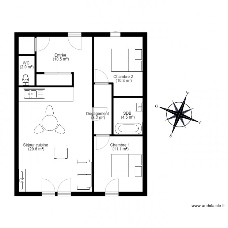 le scouarnec. Plan de 0 pièce et 0 m2