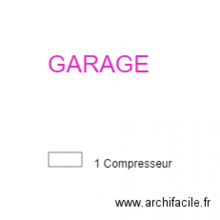 GARAGE. Plan de 0 pièce et 0 m2