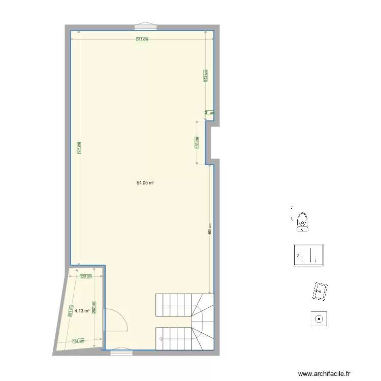 1er &eacute;tage bso. Plan de 