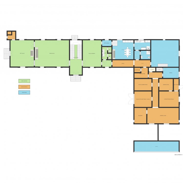 Pontié Plan Evacuation. Plan de 0 pièce et 0 m2