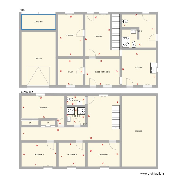 boissou. Plan de 0 pièce et 0 m2