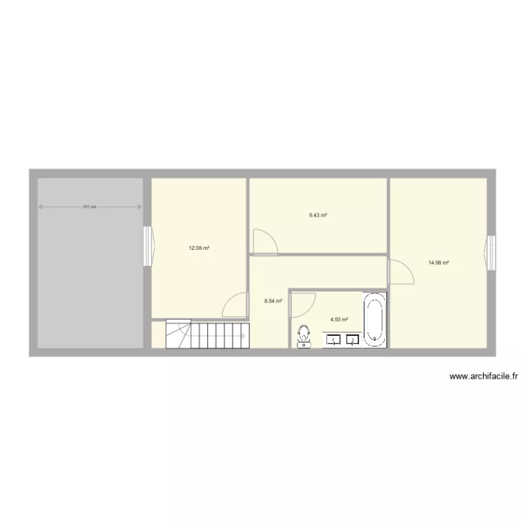 Raph 3x1xetage. Plan de 