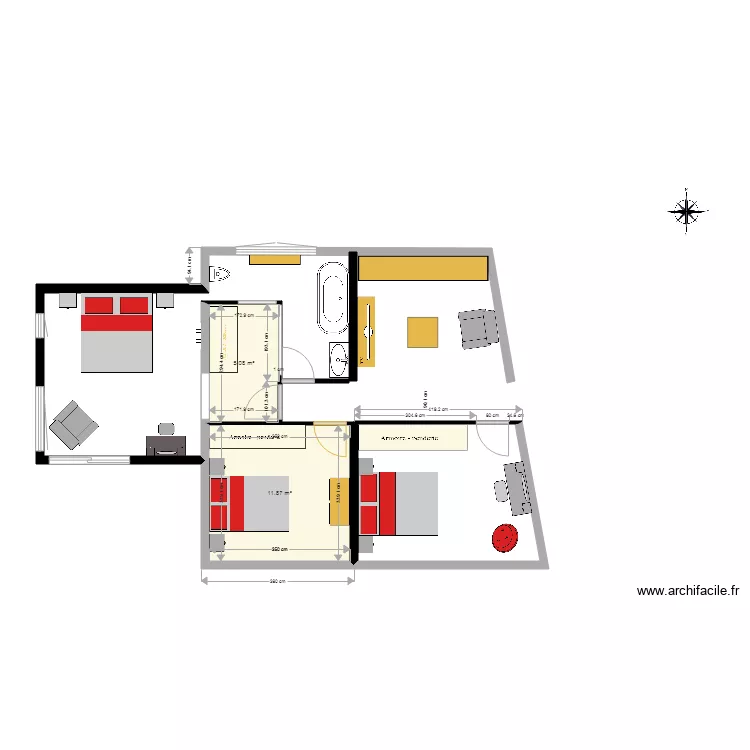 le mas du ronc 03. Plan de 
