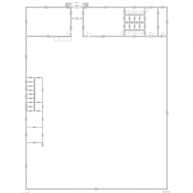 Batiment RDC complet. Plan de 0 pièce et 0 m2