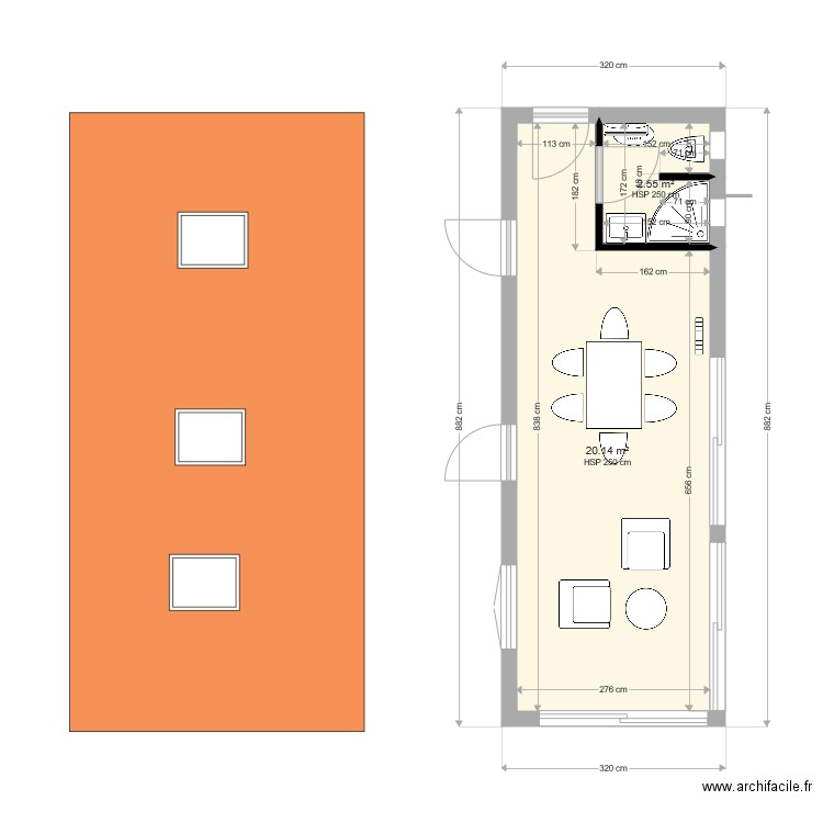 Véranda V02. Plan de 0 pièce et 0 m2