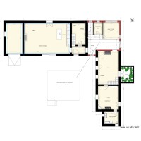  plan maison Grand bois Allard  RDC entreprise