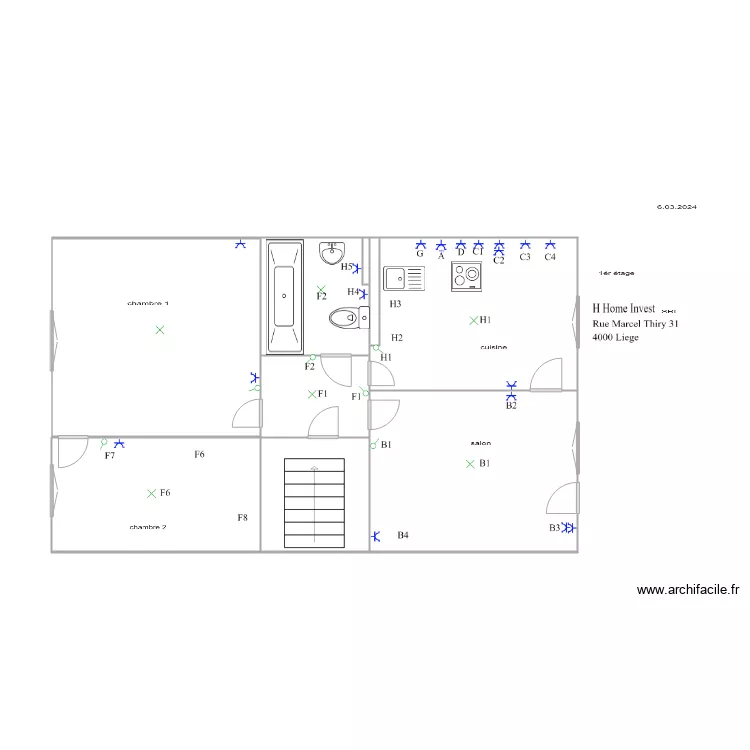 marsel 1etage. Plan de marsel 1etage. Plan de