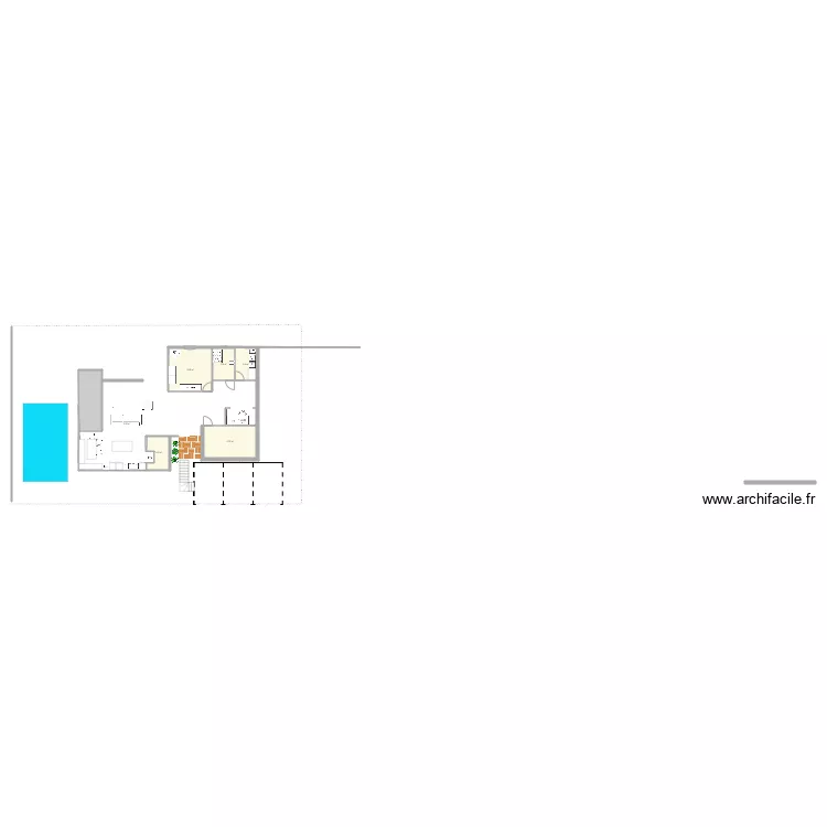 maison ravine des cabris. Plan de 