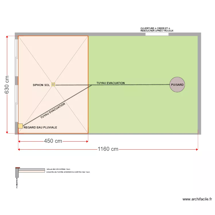 CAILLIS BART. Plan de 