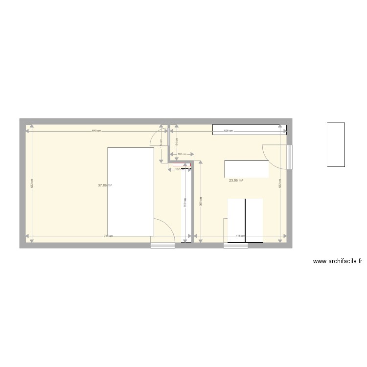 BUREAU ACTUEL V2. Plan de 0 pièce et 0 m2