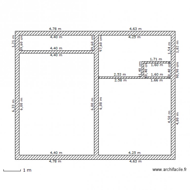 Ancienne habitation NICO. Plan de 0 pièce et 0 m2