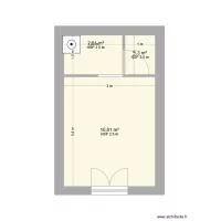 salon coiffure 19m2 1 bac et attente milieu