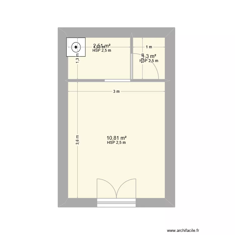 salon coiffure 19m2 1 bac et attente milieu. Plan de 3 et 15 m² salon coiffure 19m2 1 bac et attente milieu. Plan de 3 et 15 m²