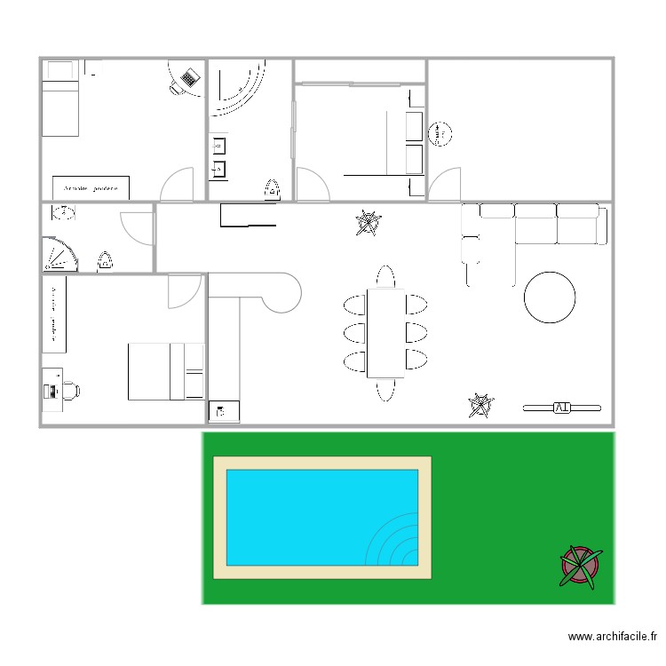 MAISON . Plan de 0 pièce et 0 m2