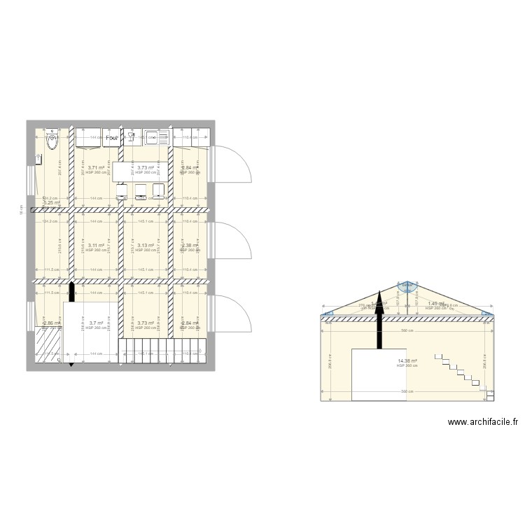 ecurie Atelier V2. Plan de 0 pièce et 0 m2