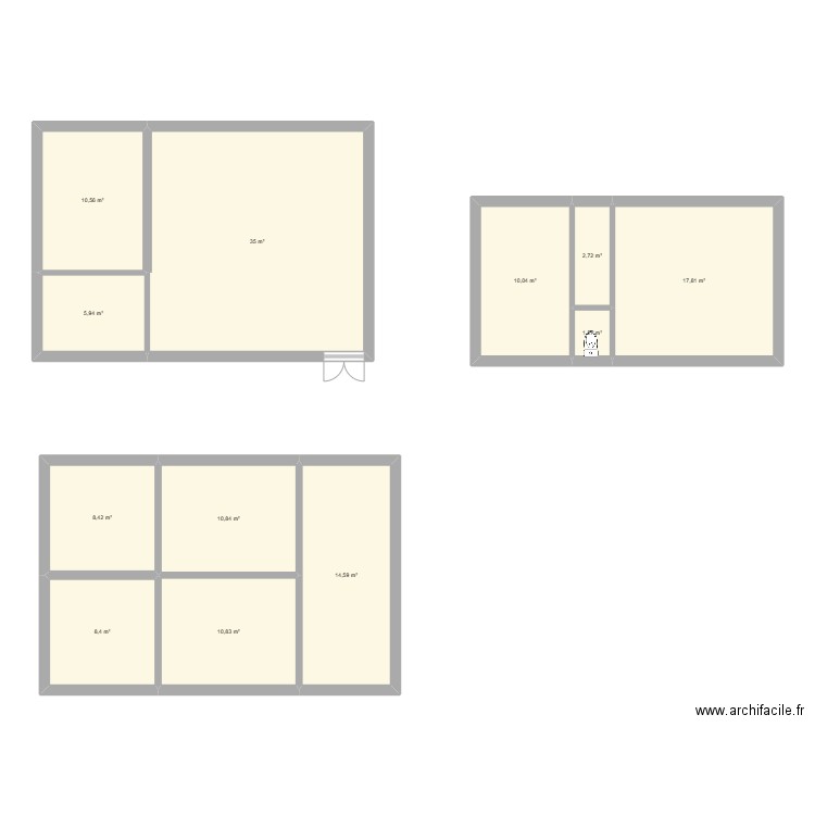 MaisonLV2. Plan de 12 pièces et 136 m2