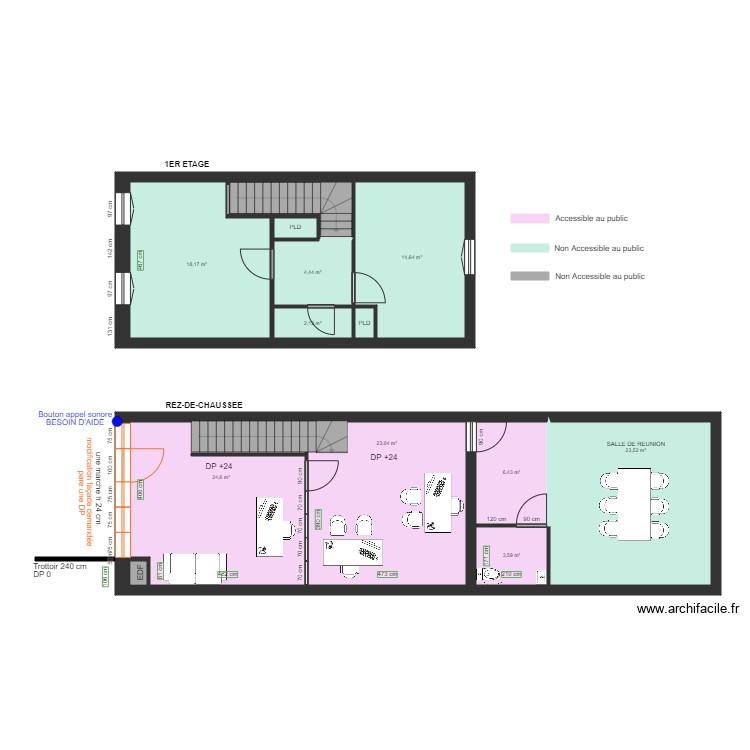 ORPI APRES TRAVAUX. Plan de 0 pièce et 0 m2
