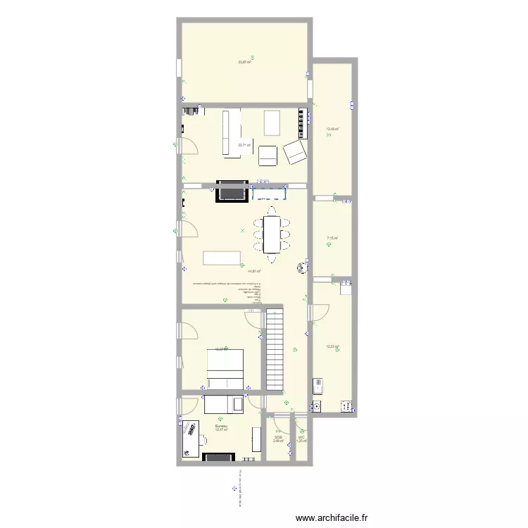 Berthelonni&egrave;re RDC 11042021. Plan de 