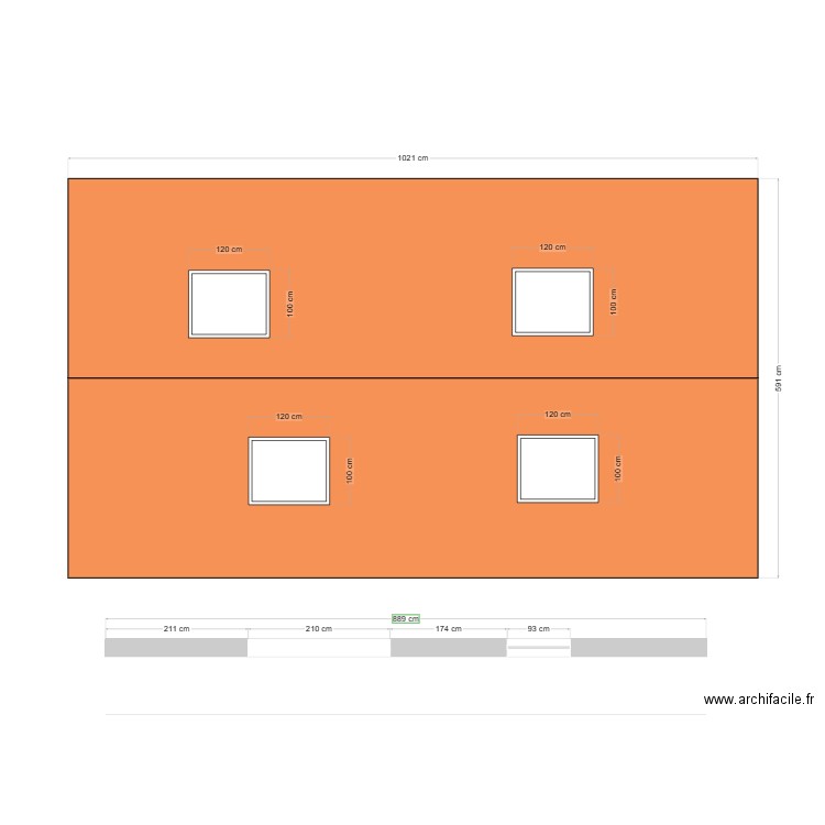 Villebois Facade Plan dessiné par Lilimaline