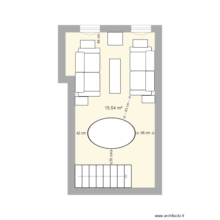 Paris Greneta. Plan de 1 pièce et 16 m2