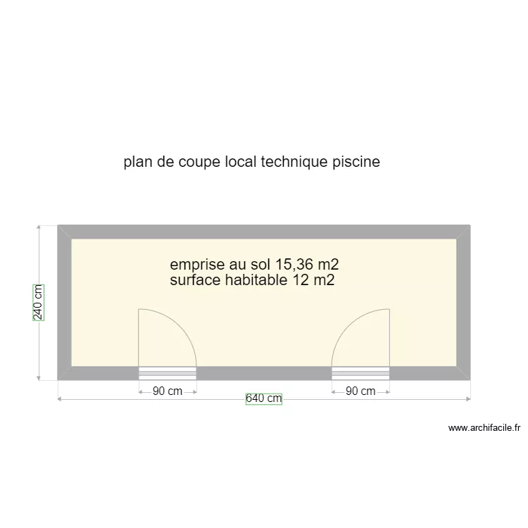 local technique. Plan de 