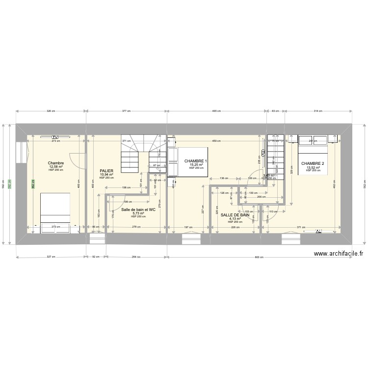 KARIM GERMIGNY PLAN R+1. Plan de 0 pièce et 0 m2