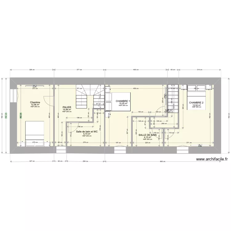 KARIM GERMIGNY PLAN R+1. Plan de 