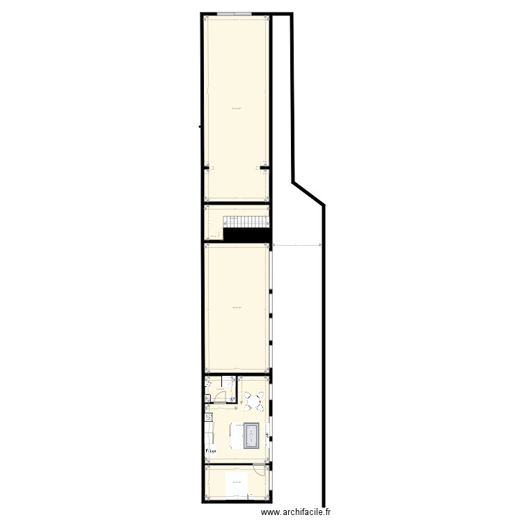 breteuil RDC Etage 1ere version. Plan de 0 pièce et 0 m2