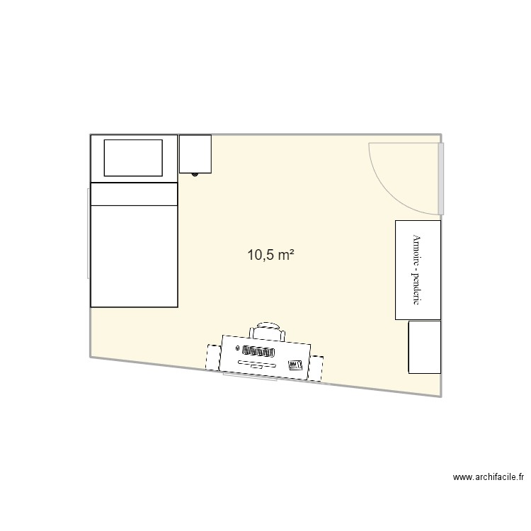 Chambre Ethann version Aurélie. Plan de 0 pièce et 0 m2