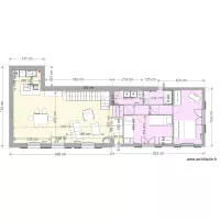 extension finale cot&eacute;e 2 parois vitr&eacute;es marches interieures