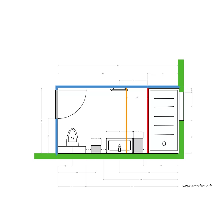 CARANGEOT I Zones SDE Etage. Plan de 