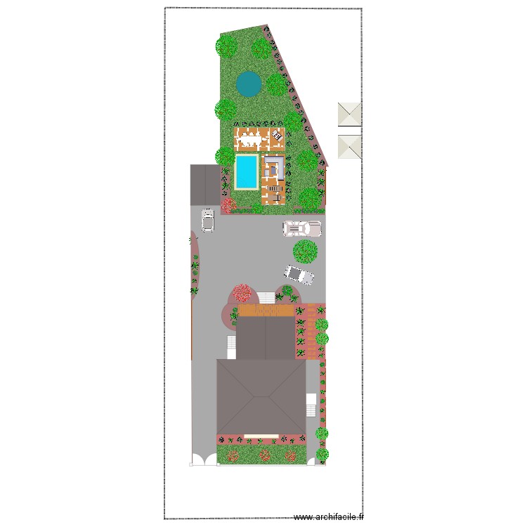Exterieur. Plan de 0 pièce et 0 m2