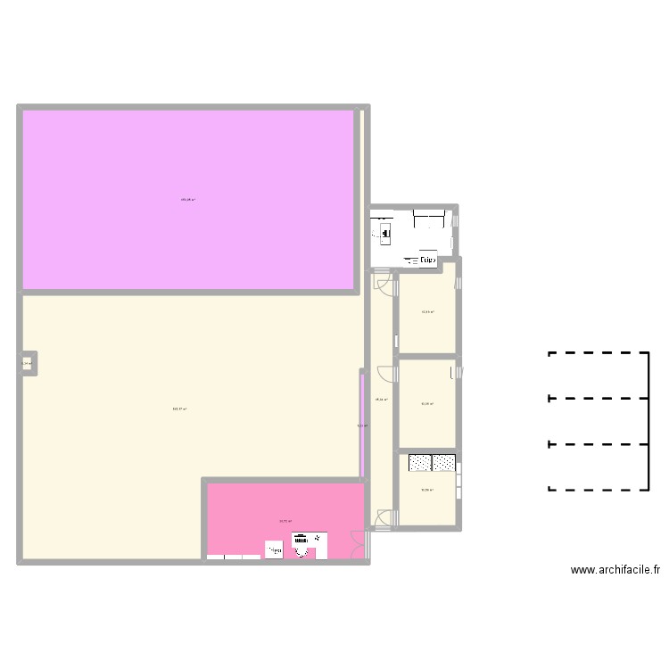 savigny. Plan de 0 pièce et 0 m2