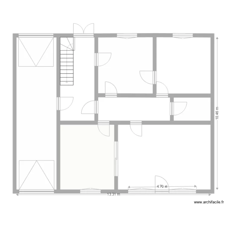 corcieux RDC. Plan de 