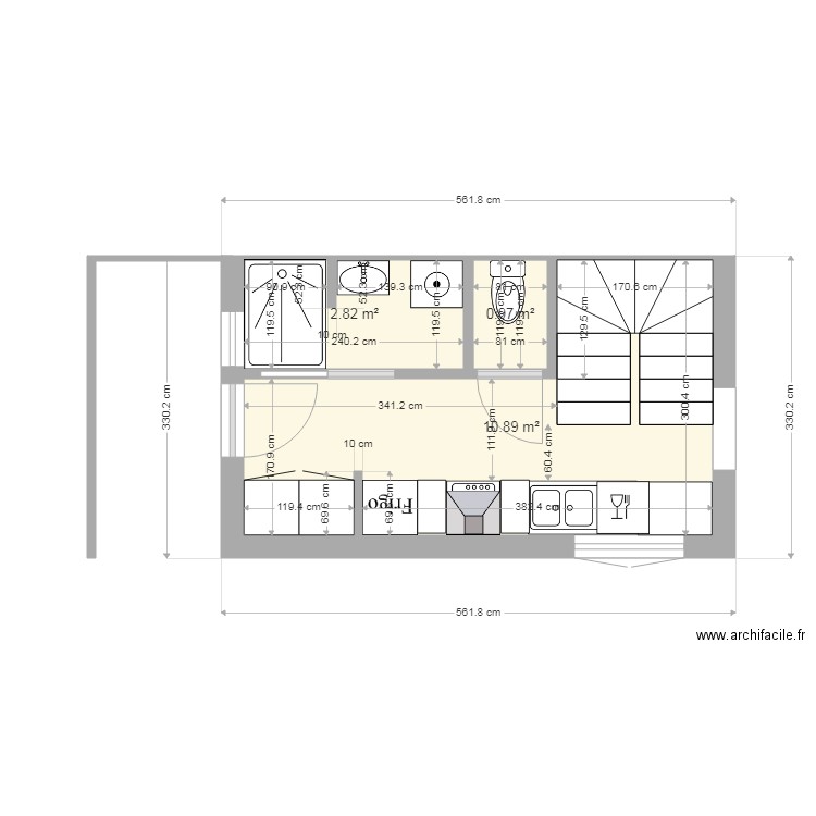 extension garage lot 5 V2. Plan de 0 pièce et 0 m2