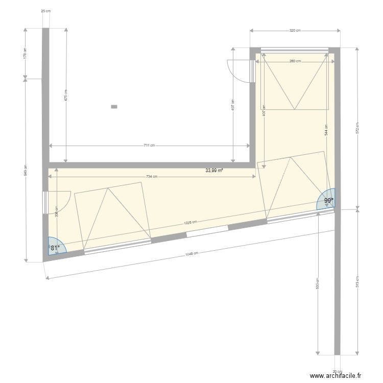 garage sur totalité du pignon A2. Plan de 0 pièce et 0 m2